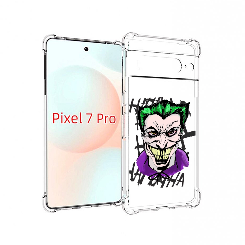 

Чехол Mypads Джокер-Крейзи Для Google Pixel 7 Pro, Прозрачный, Tocco