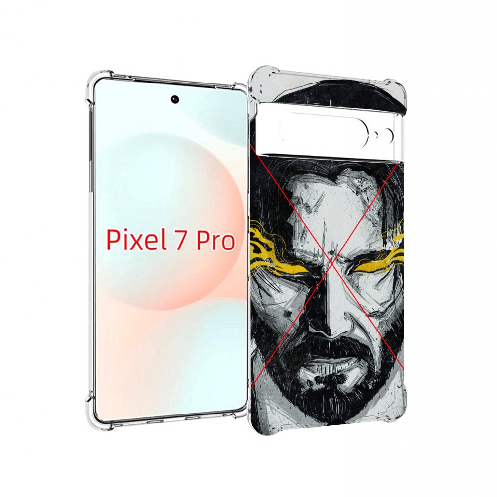 

Чехол Mypads Джон-Уик Для Google Pixel 7 Pro, Прозрачный, Tocco