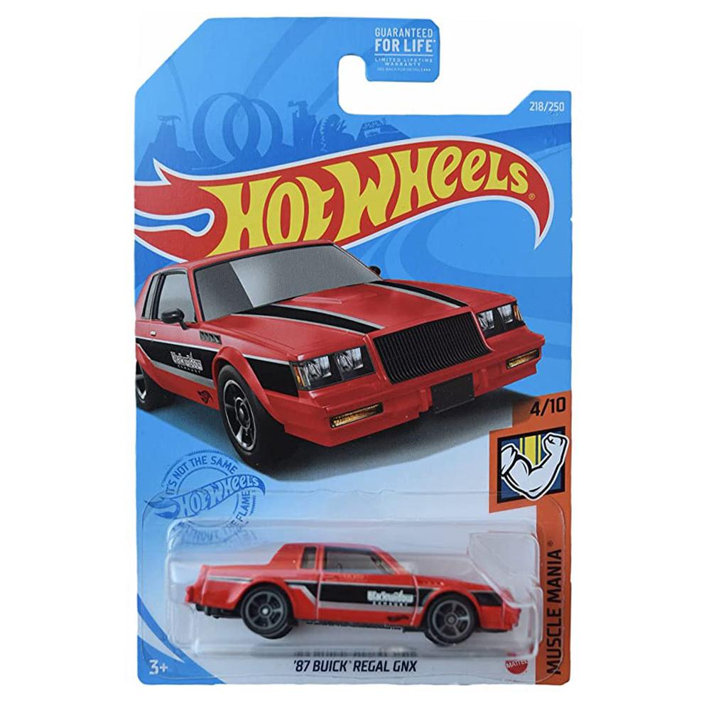 

Игрушечная машинка Hot Wheels 87 Buick Regal GNX Базовая, красная 5785/GTB43