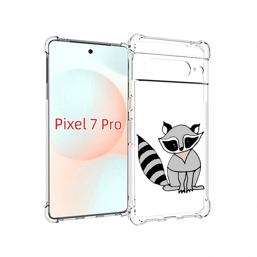 

Чехол Mypads Енотик Для Google Pixel 7 Pro, Прозрачный, Tocco