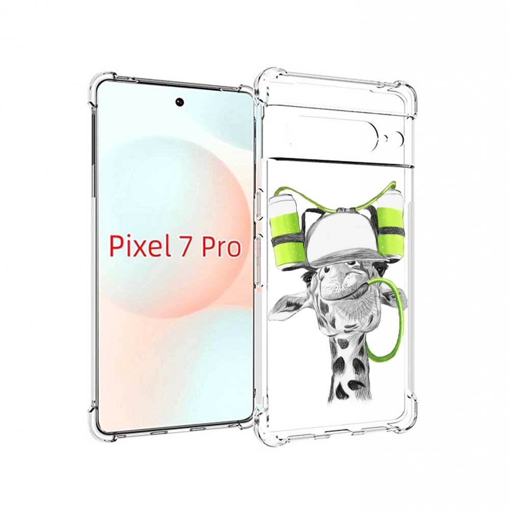 

Чехол Mypads Жираф Для Google Pixel 7 Pro, Прозрачный, Tocco