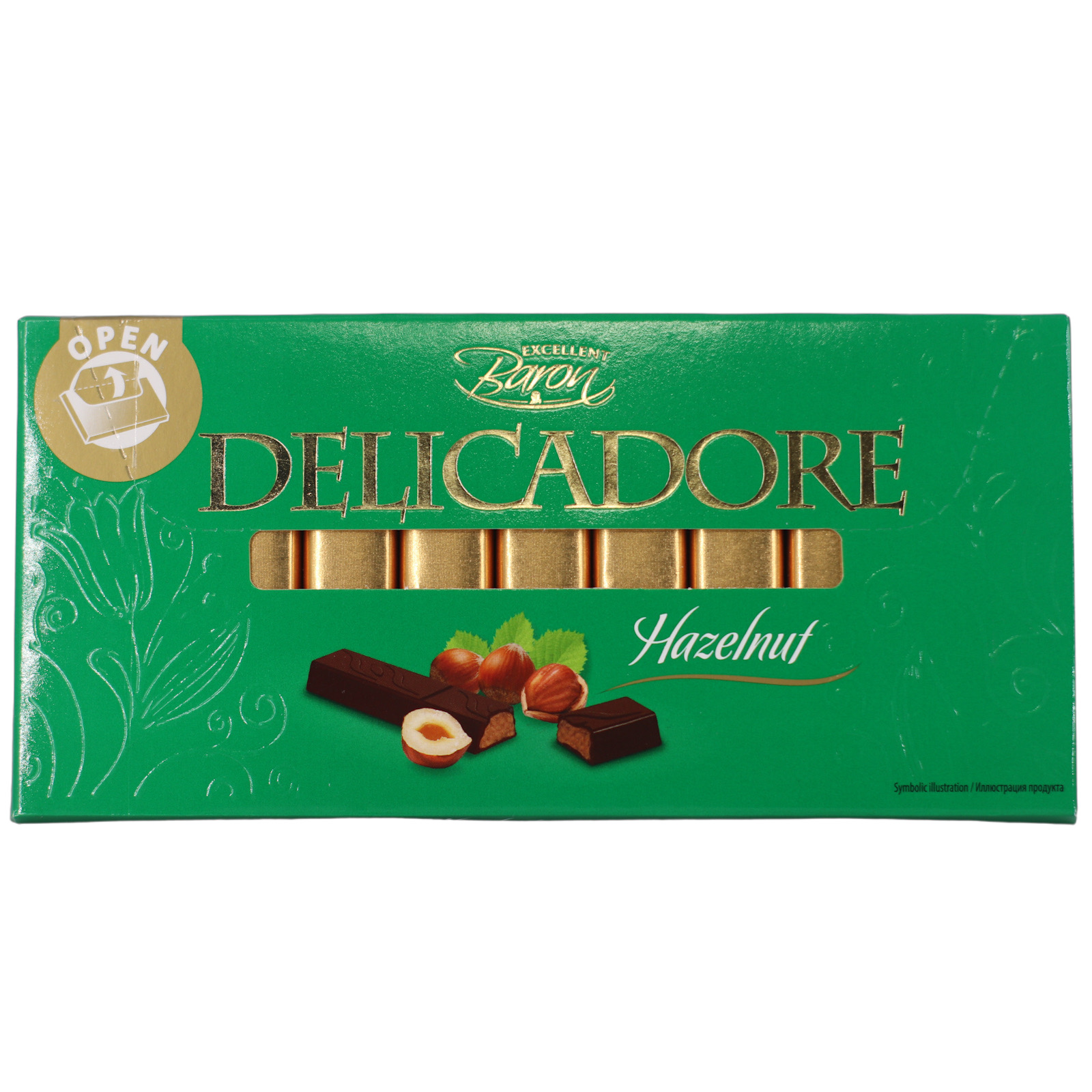 

Шоколад Delicadore темный с мягкой начинкой со вкусом фундука 200 г