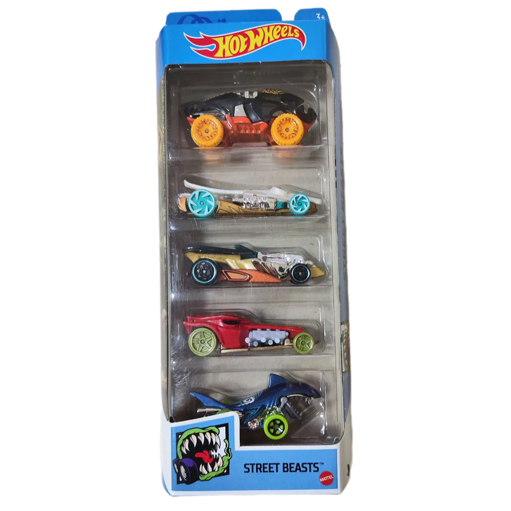 

Набор машинок Hot Wheels Batman Street Beasts GTN49, 1 шт., Разноцветный, Batman Street Beasts