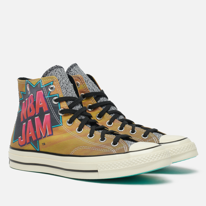 фото Кеды мужские converse x nba jam chuck 70 коричневые 44 eu