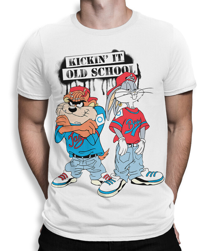 фото Футболка мужская dream shirts багз и таз old school 1000317222 белая 3xl