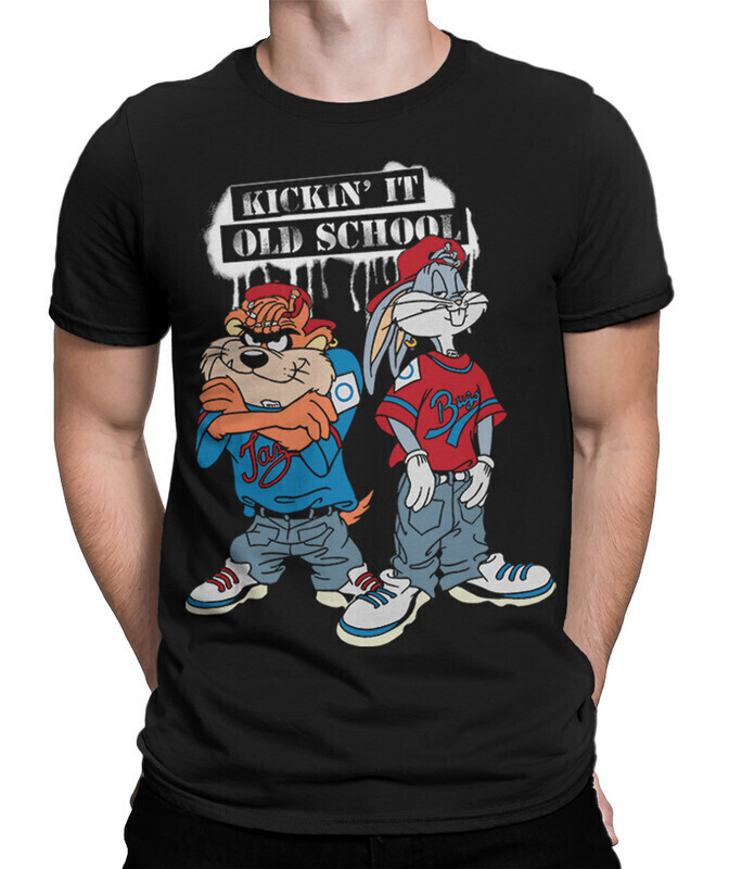 фото Футболка мужская dream shirts багз и таз old school 1000317222 черная l