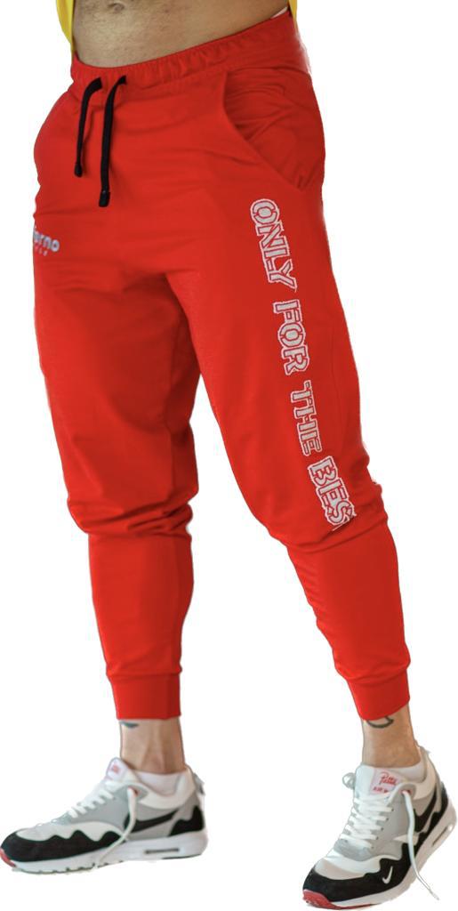 Спортивные брюки мужские INFERNO style Б-001-003 красные L