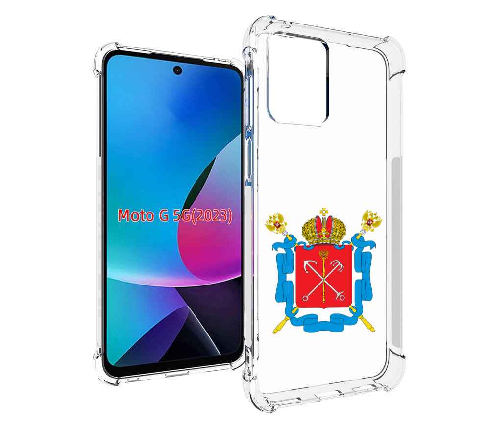 

Чехол MyPads герб-санкт-петербург для MOTO G 5G 2023, Tocco