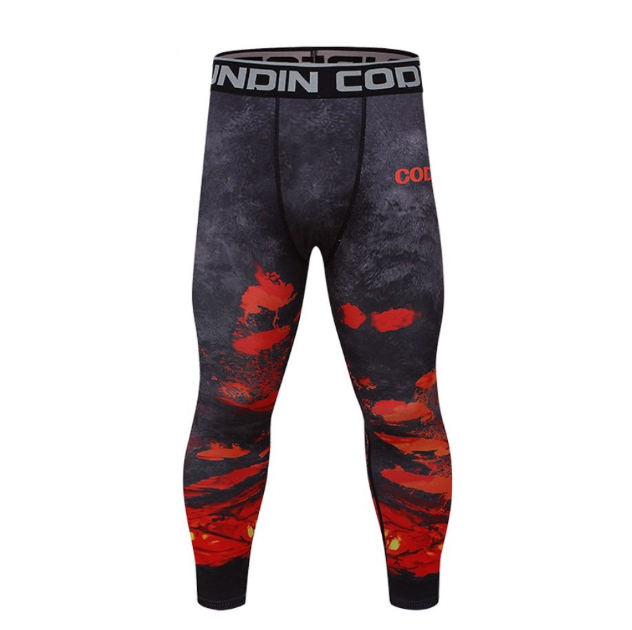 

Тайтсы CODY LUNDIN Flame CL6938 (р. L), Черный;красный, CL