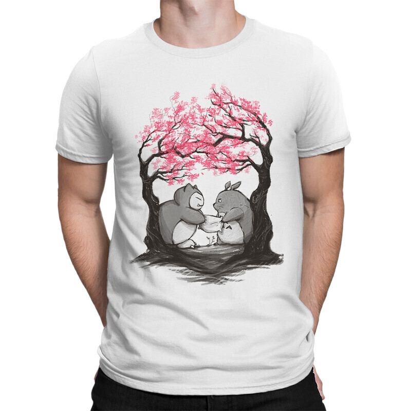 

Футболка мужская Dream Shirts Тоторо и Снорлакс 1000322222 белая XS, Тоторо и Снорлакс 1000322222