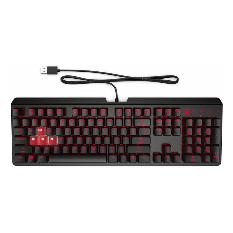 Проводная игровая клавиатура HP OMEN Encoder Black (6YW76AA)