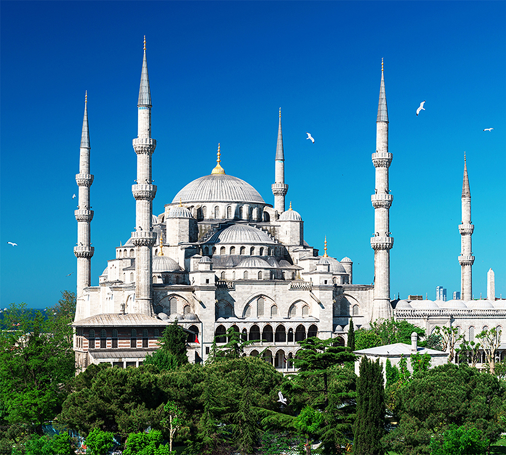 фото Фотообои divino decor/c коллекцияc-172стамбул голубая мечеть300х270см divino décor