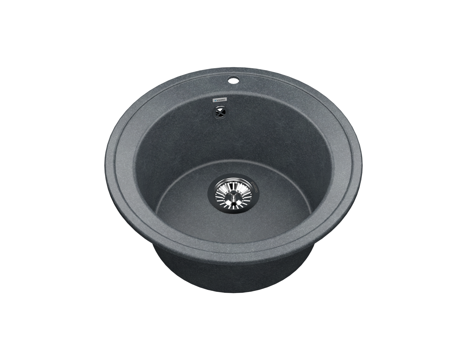 фото Кухонная мойка vigro vg104 грей