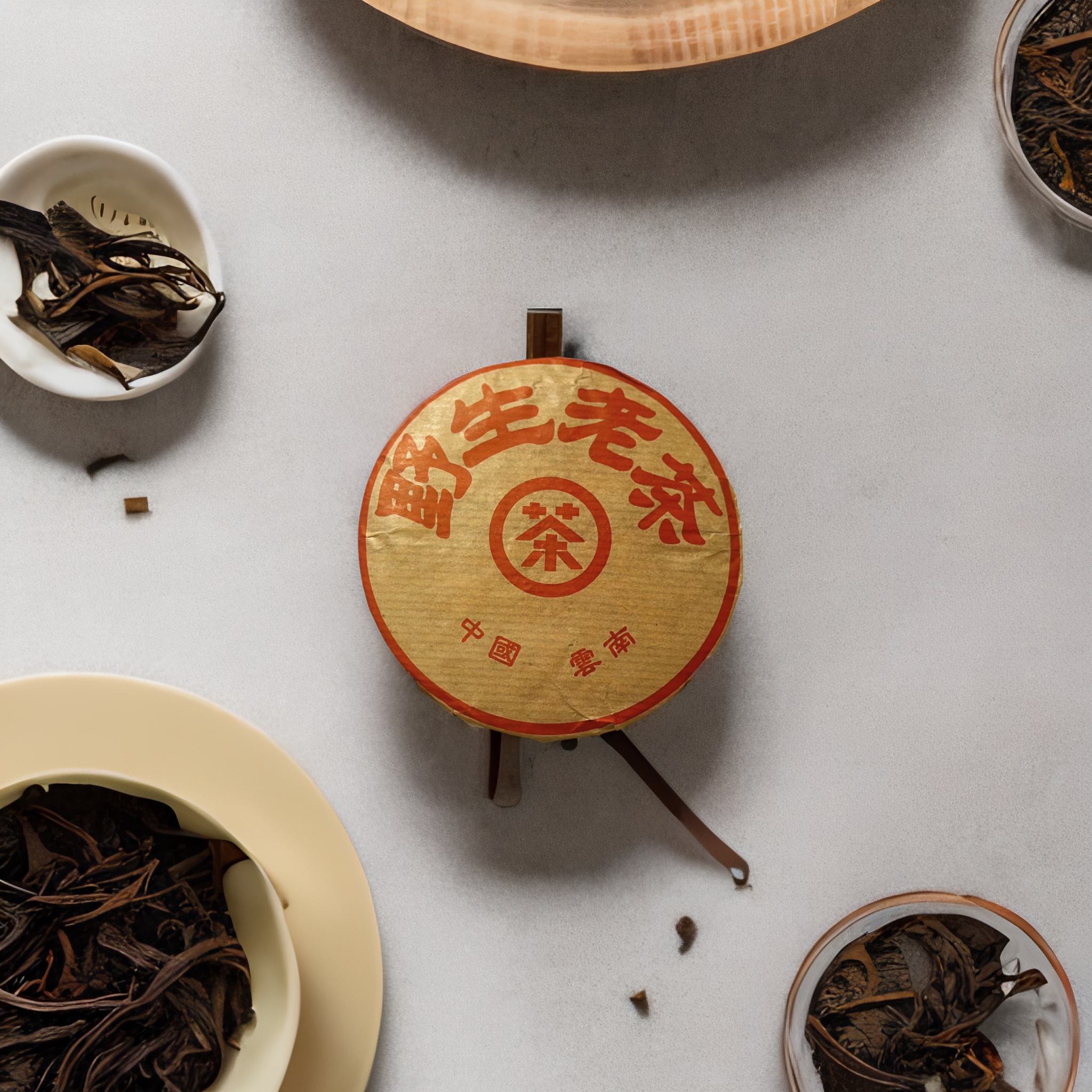 Чай китайский GoldTea Пуэр красный Иероглиф шу, 100 г