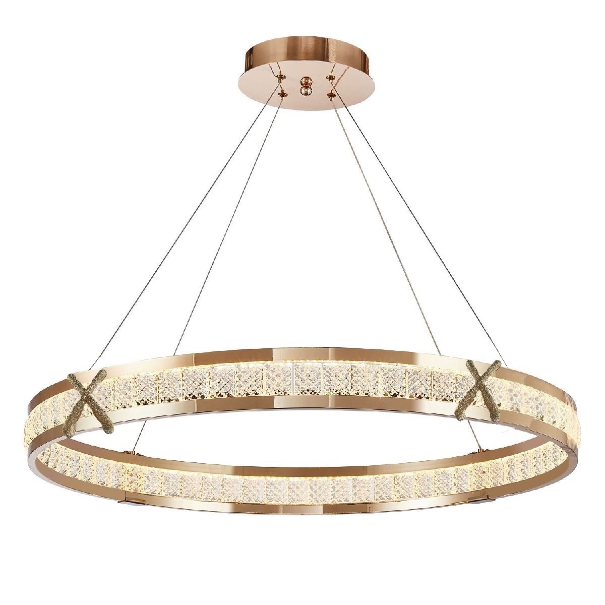 

Люстра повес Свет Luxury 1497/1 GD LED D50H100 48W, 1497/1 GD