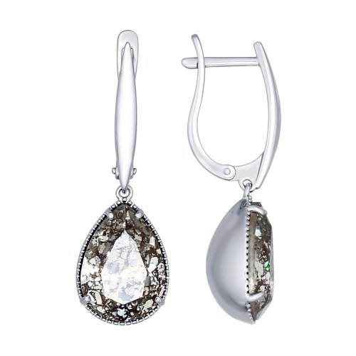 

Серьги из серебра со swarovski Яхонт Ювелирный 139370, 139370