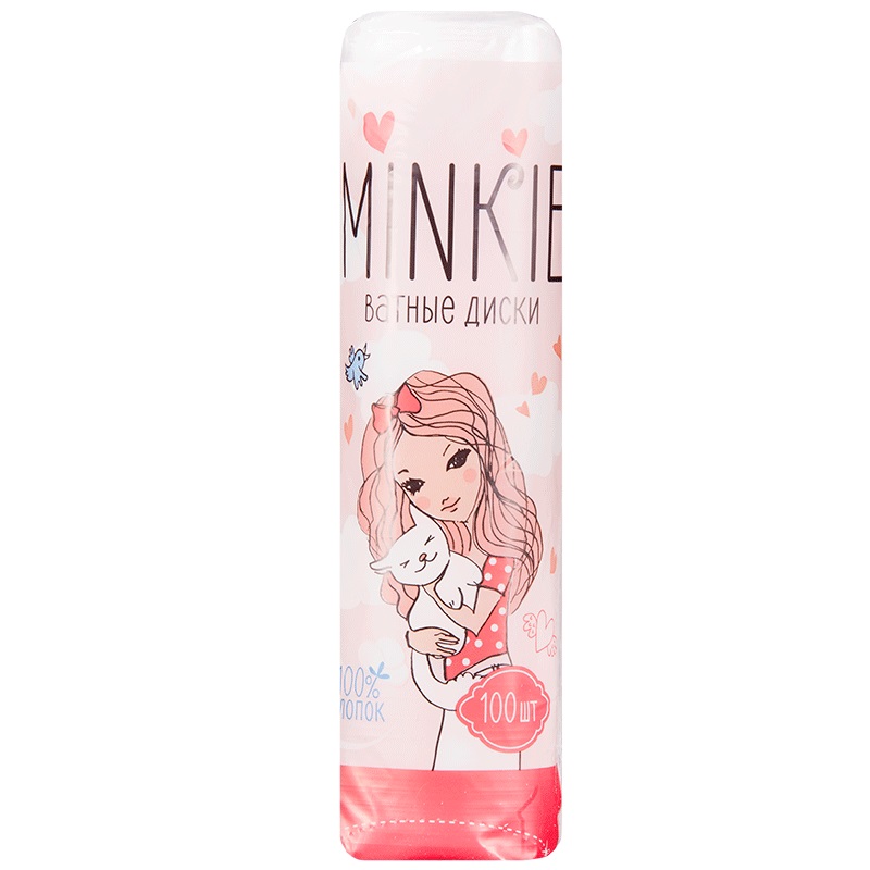 фото Ватные диски minkie №100