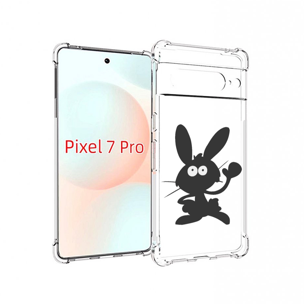 

Чехол Mypads Заяц Для Google Pixel 7 Pro, Прозрачный, Tocco