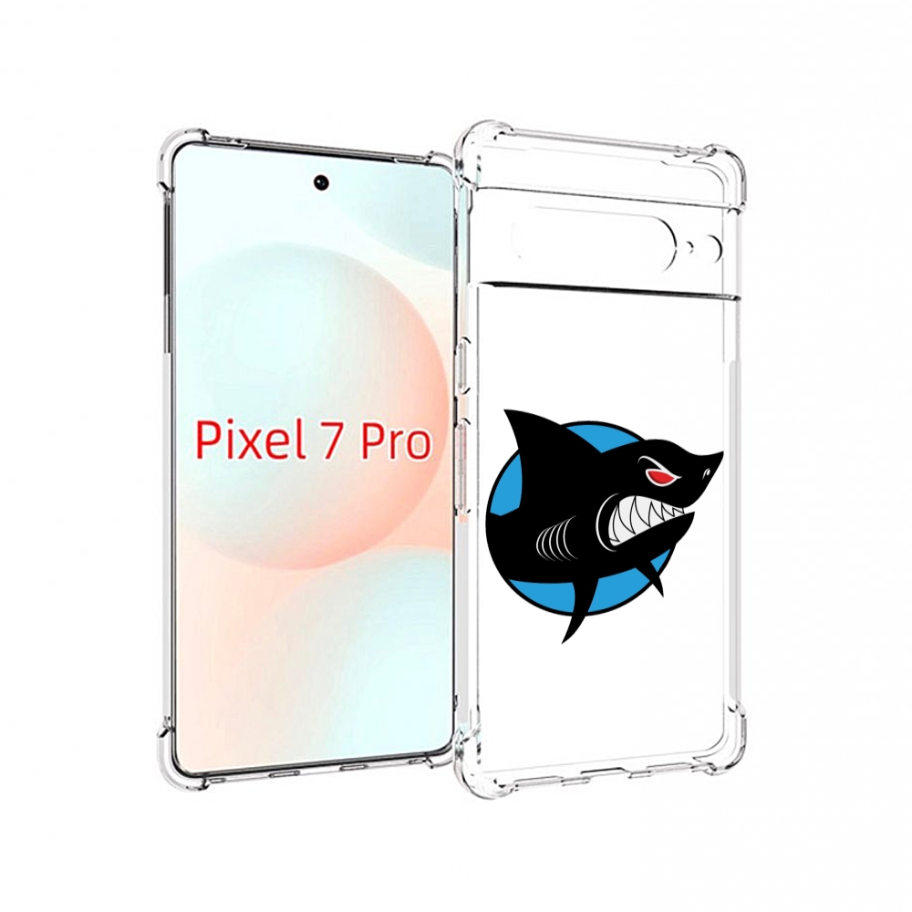 

Чехол Mypads Злая-Акула Для Google Pixel 7 Pro, Прозрачный, Tocco
