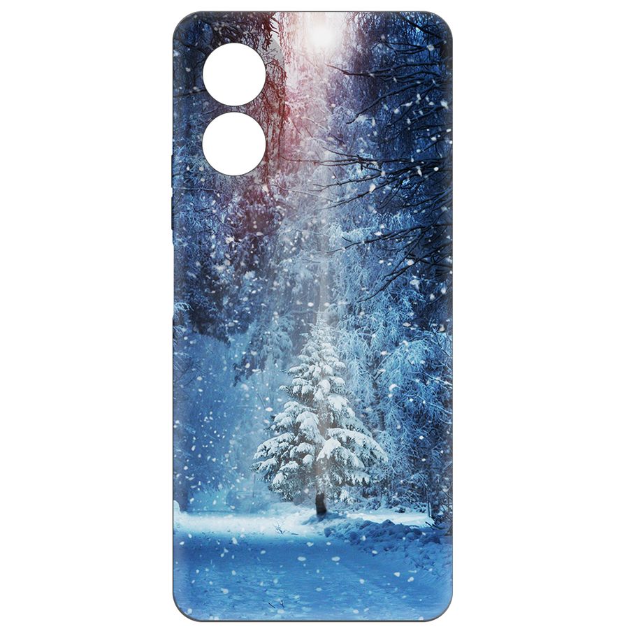 Чехол-накладка Krutoff Лесная ель для Oppo A18