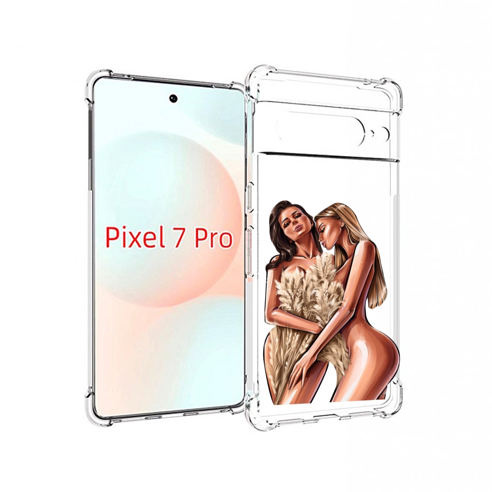 

Чехол Mypads Иллюстрированные-Девушки Женский Для Google Pixel 7 Pro, Прозрачный, Tocco