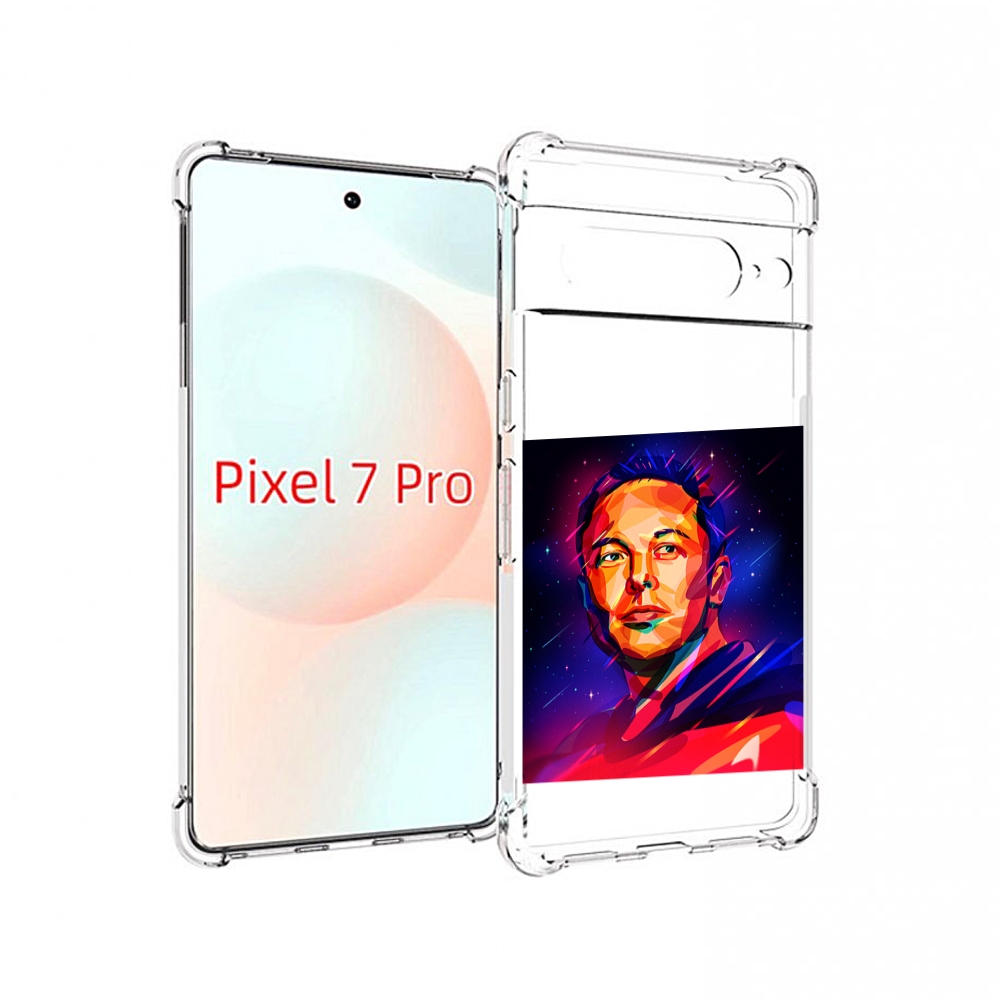 

Чехол Mypads Илон-Маск Для Google Pixel 7 Pro, Прозрачный, Tocco