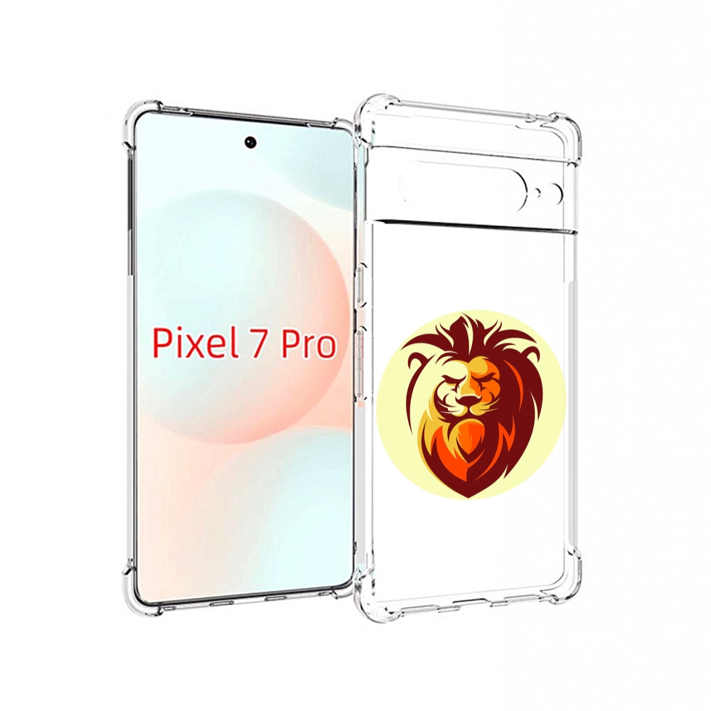 

Чехол Mypads Картинка-Лев Для Google Pixel 7 Pro, Прозрачный, Tocco