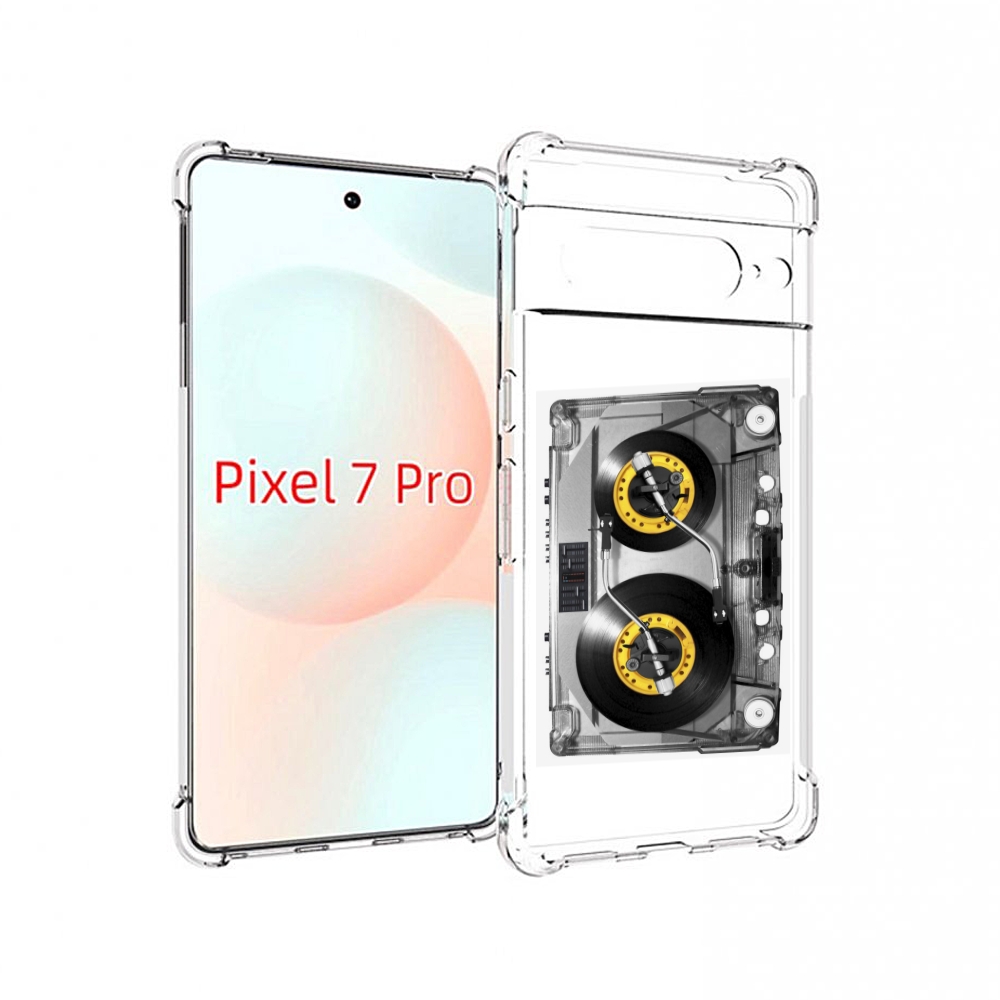 

Чехол Mypads Кассета Музыкальная Для Google Pixel 7 Pro, Прозрачный, Tocco