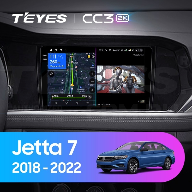 

Штатная магнитола Teyes CC3 2K 4/64 Volkswagen Jetta 7 (2018-2022), CC3 2K