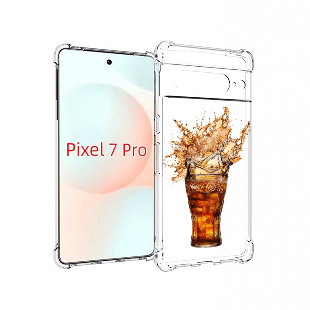 

Чехол Mypads Кола-В-Стакане Для Google Pixel 7 Pro, Прозрачный, Tocco