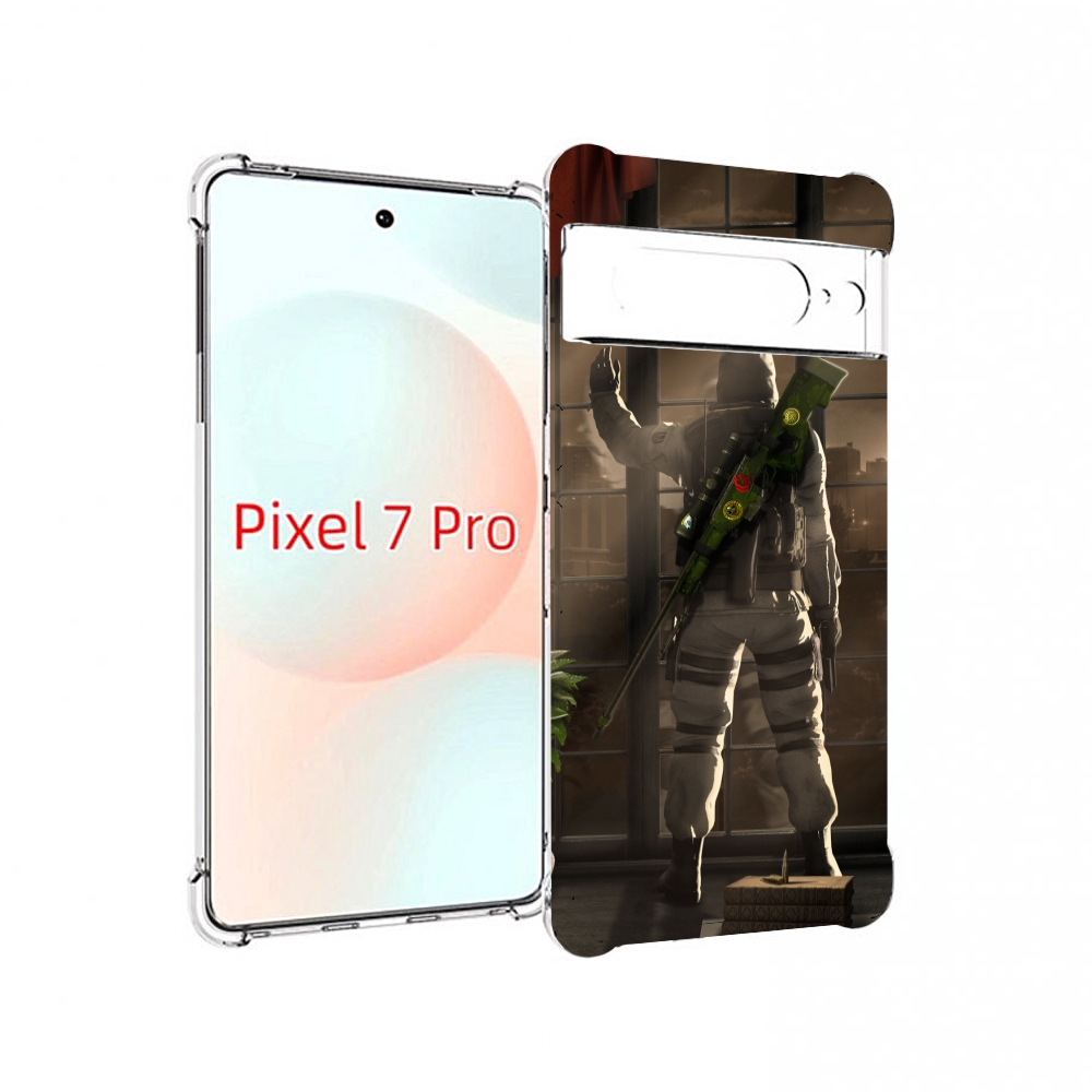 

Чехол Mypads Контр-Страйк-В-Дыму Для Google Pixel 7 Pro, Прозрачный, Tocco