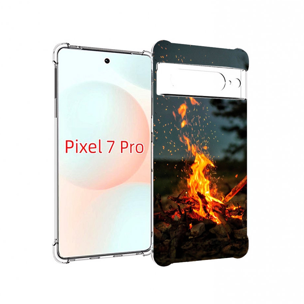 

Чехол Mypads Костер-Ночное-Небо Для Google Pixel 7 Pro, Прозрачный, Tocco