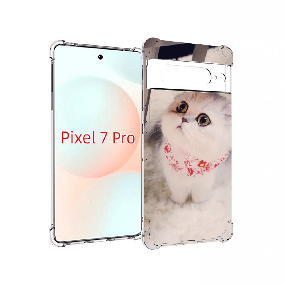 

Чехол Mypads Котеночек Женский Для Google Pixel 7 Pro, Прозрачный, Tocco