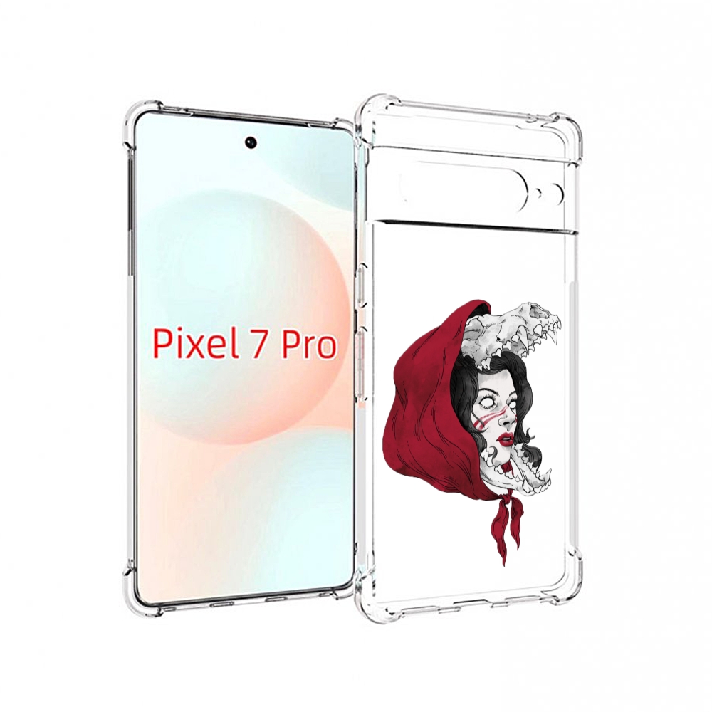 

Чехол Mypads Красная Шапочка И Волк Женский Для Google Pixel 7 Pro, Прозрачный, Tocco