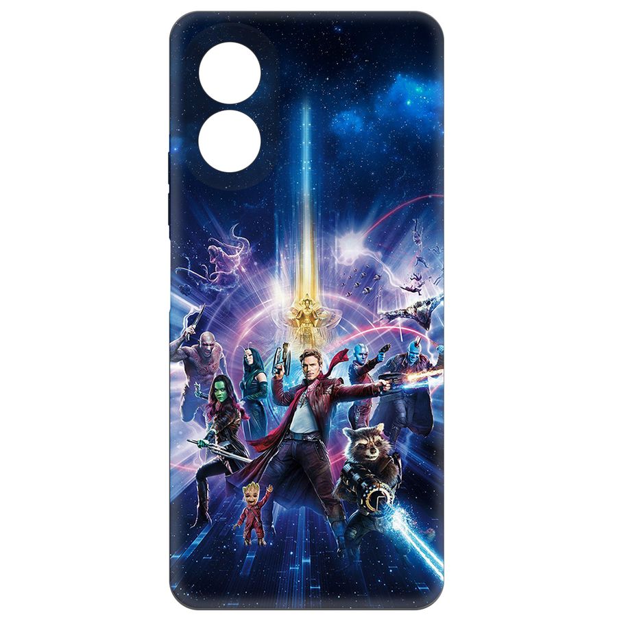 

Чехол-накладка Krutoff Стражи Галактики. Все вместе для Oppo A18