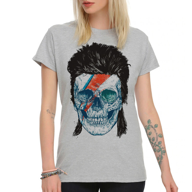 

Футболка женская DS Apparel Череп Дэвид Боуи 357186-1 серая L, Серый, Череп Дэвид Боуи 357186-1