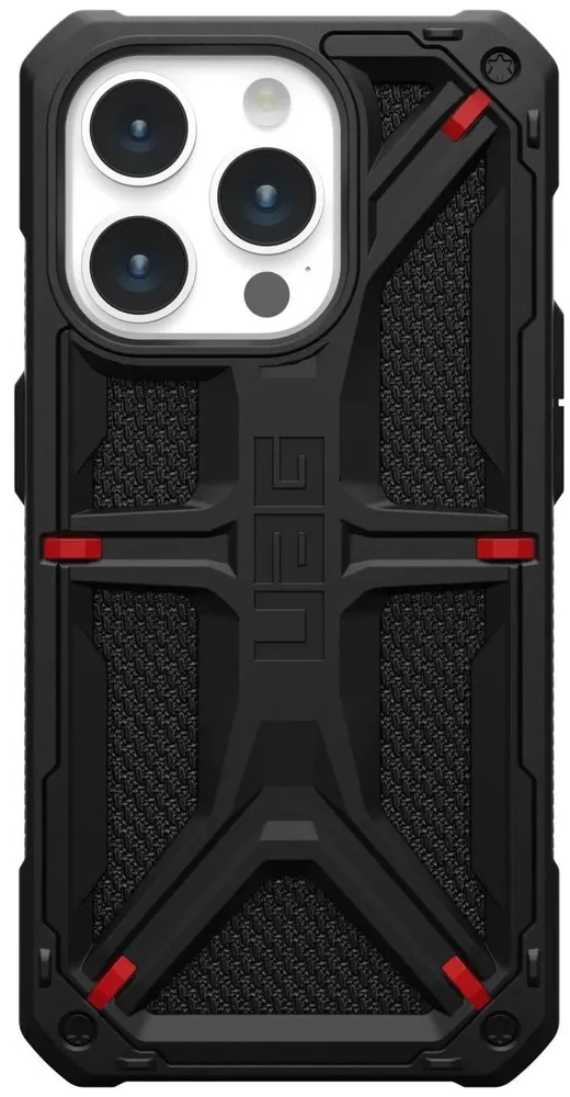 

Защитный чехол UAG Monarch для iPhone 15 Pro kevlar black черный 114278113940