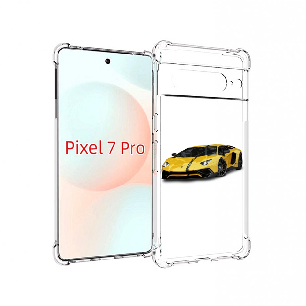 

Чехол Mypads Ламбо Мужской Для Google Pixel 7 Pro, Прозрачный, Tocco