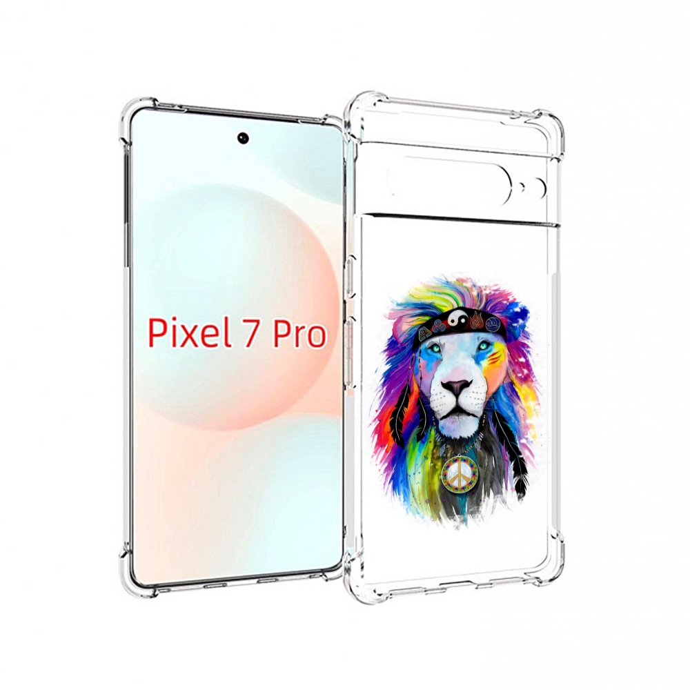 

Чехол Mypads Лев 3 Для Google Pixel 7 Pro, Прозрачный, Tocco
