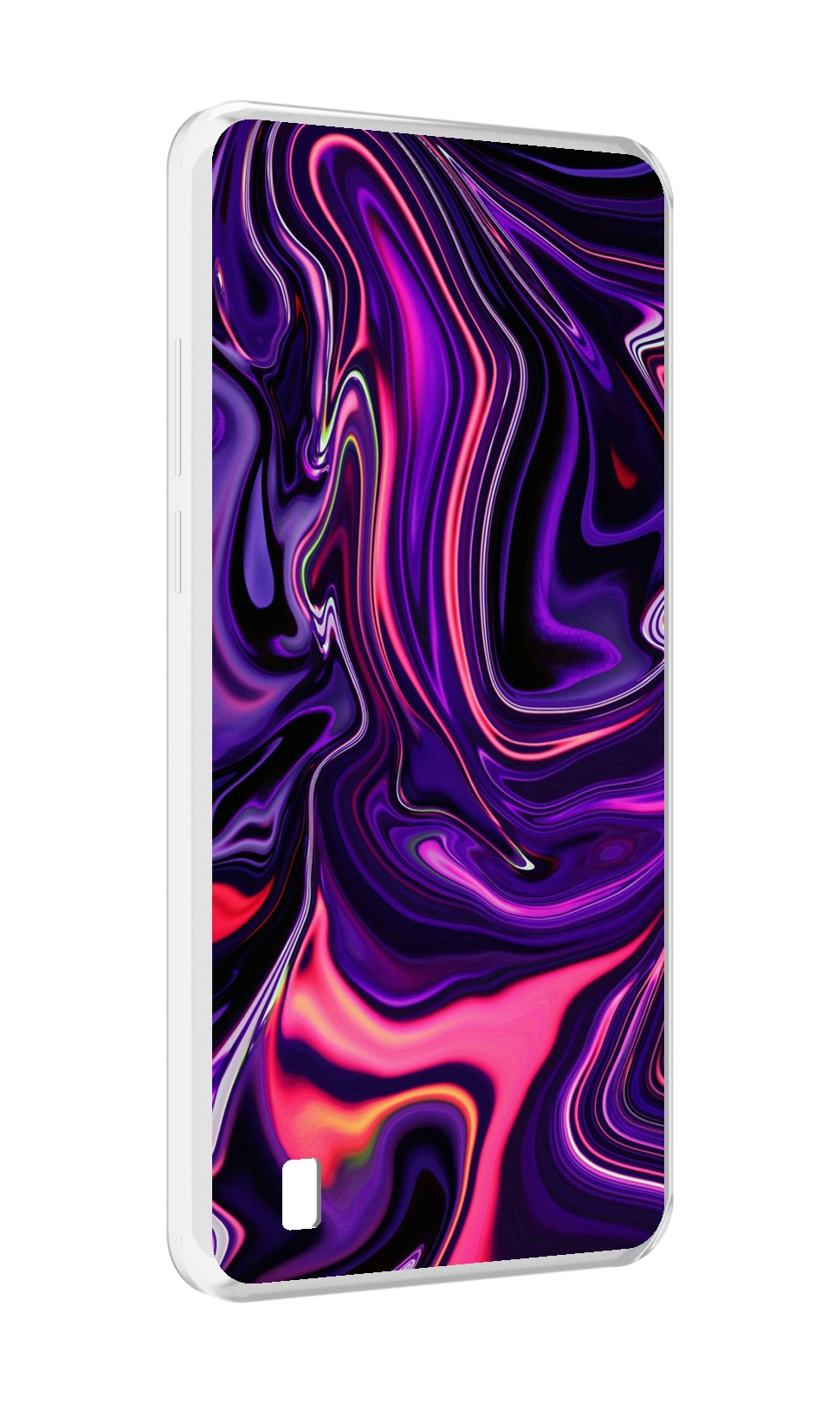 

Чехол MyPads фиолетовые краски для Blackview A55, Прозрачный, Tocco