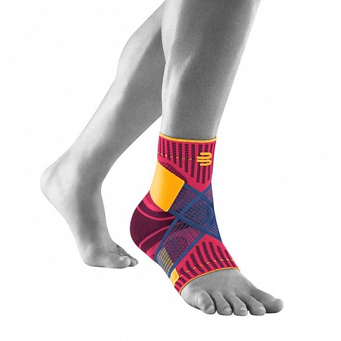 

Спортивный бандаж на голеностопный сустав усиленный BAUERFEIND Ankle Support розовый M, 11011112080707
