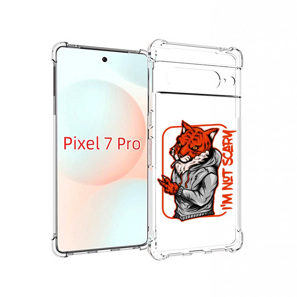 

Чехол Mypads Лис Для Google Pixel 7 Pro, Прозрачный, Tocco