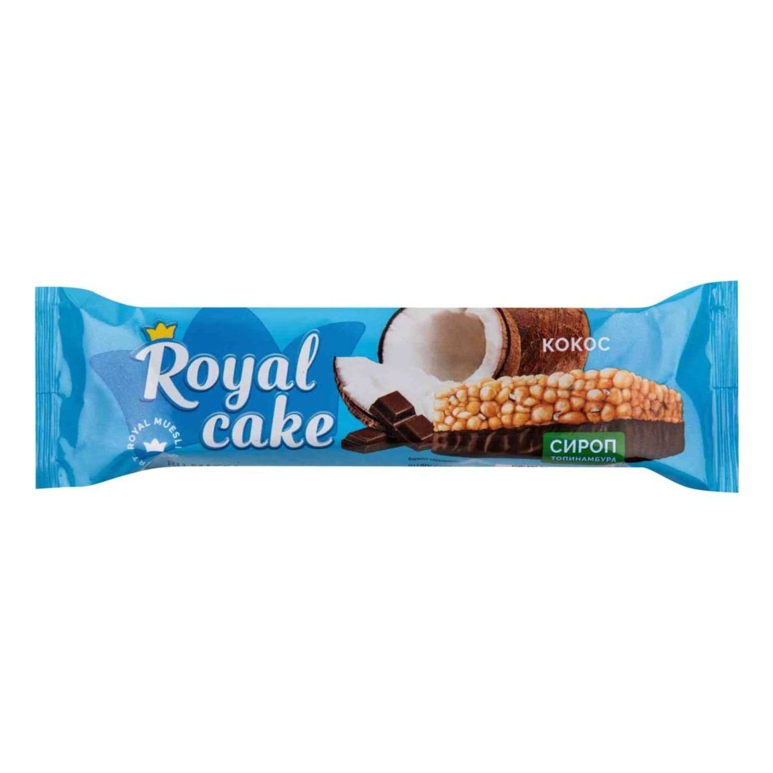 

Батончик Royal Cake Кокос овсяный в кондитерской глазури 50 г