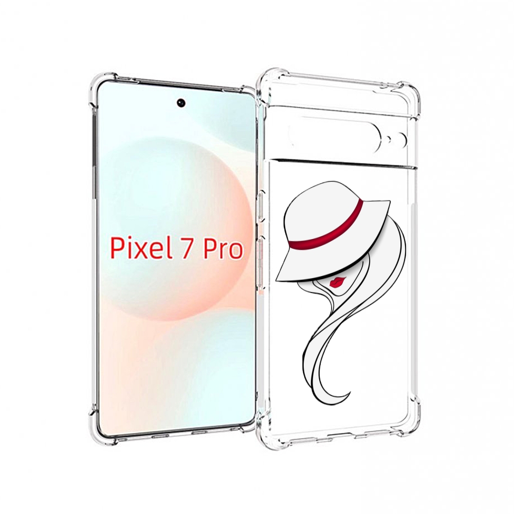 

Чехол Mypads Лого Женский Для Google Pixel 7 Pro, Прозрачный, Tocco