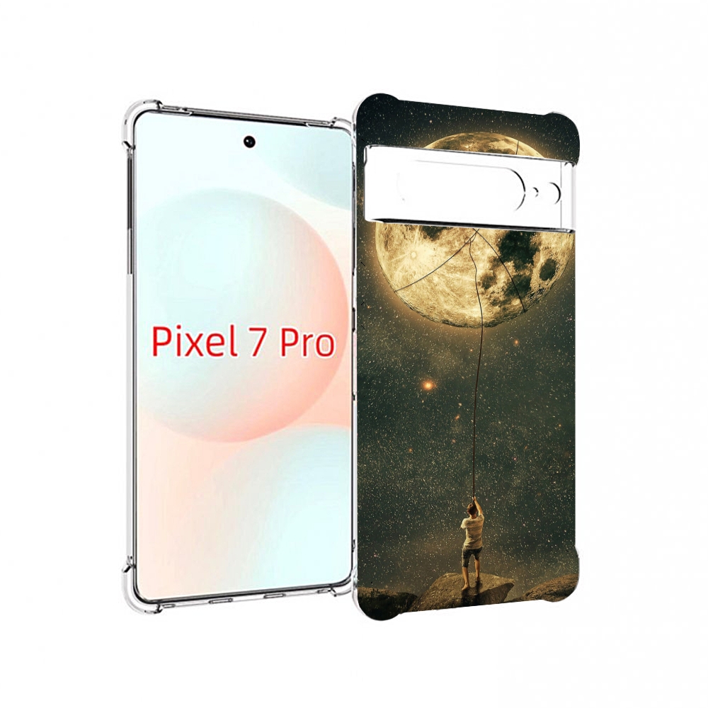 

Чехол Mypads Луна-Светит Для Google Pixel 7 Pro, Прозрачный, Tocco