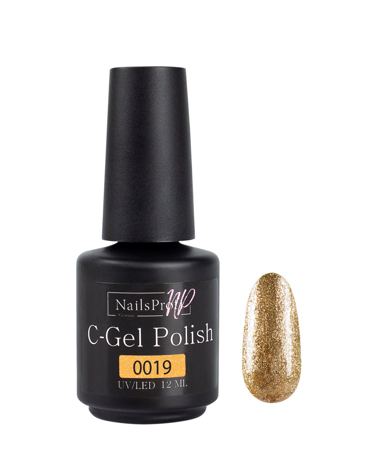 фото Гель лак для ногтей маникюра педикюра nailsprofi / c-gel polish-s 0019 - 12 мл