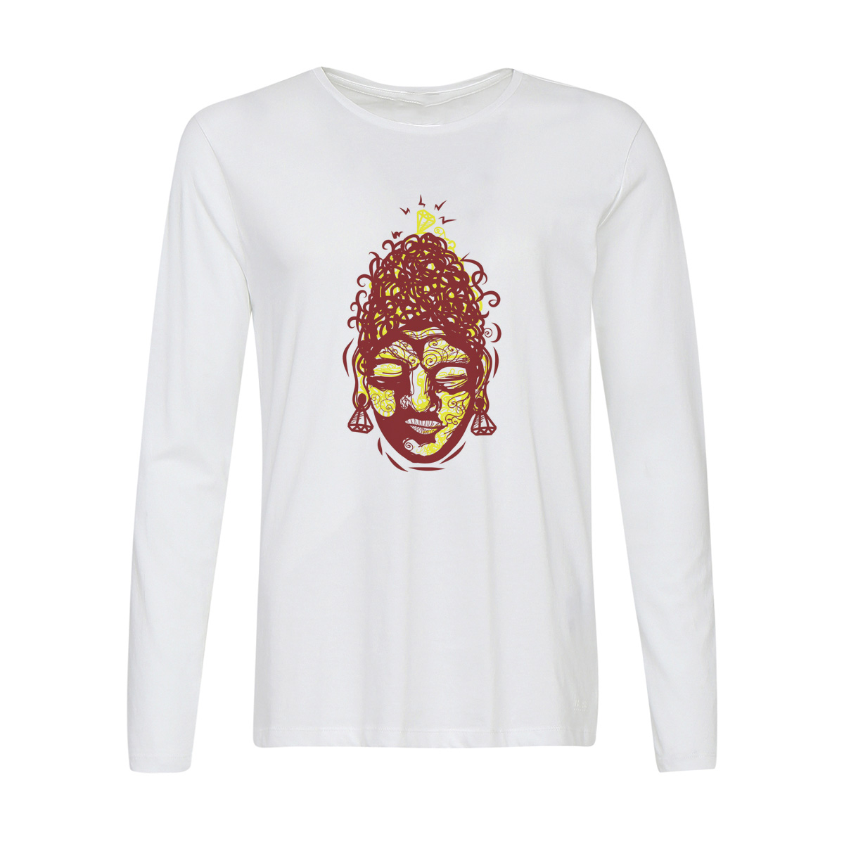 

Лонгслив CoolPodarok Иллюстрация. Шива, Белый, w0151362