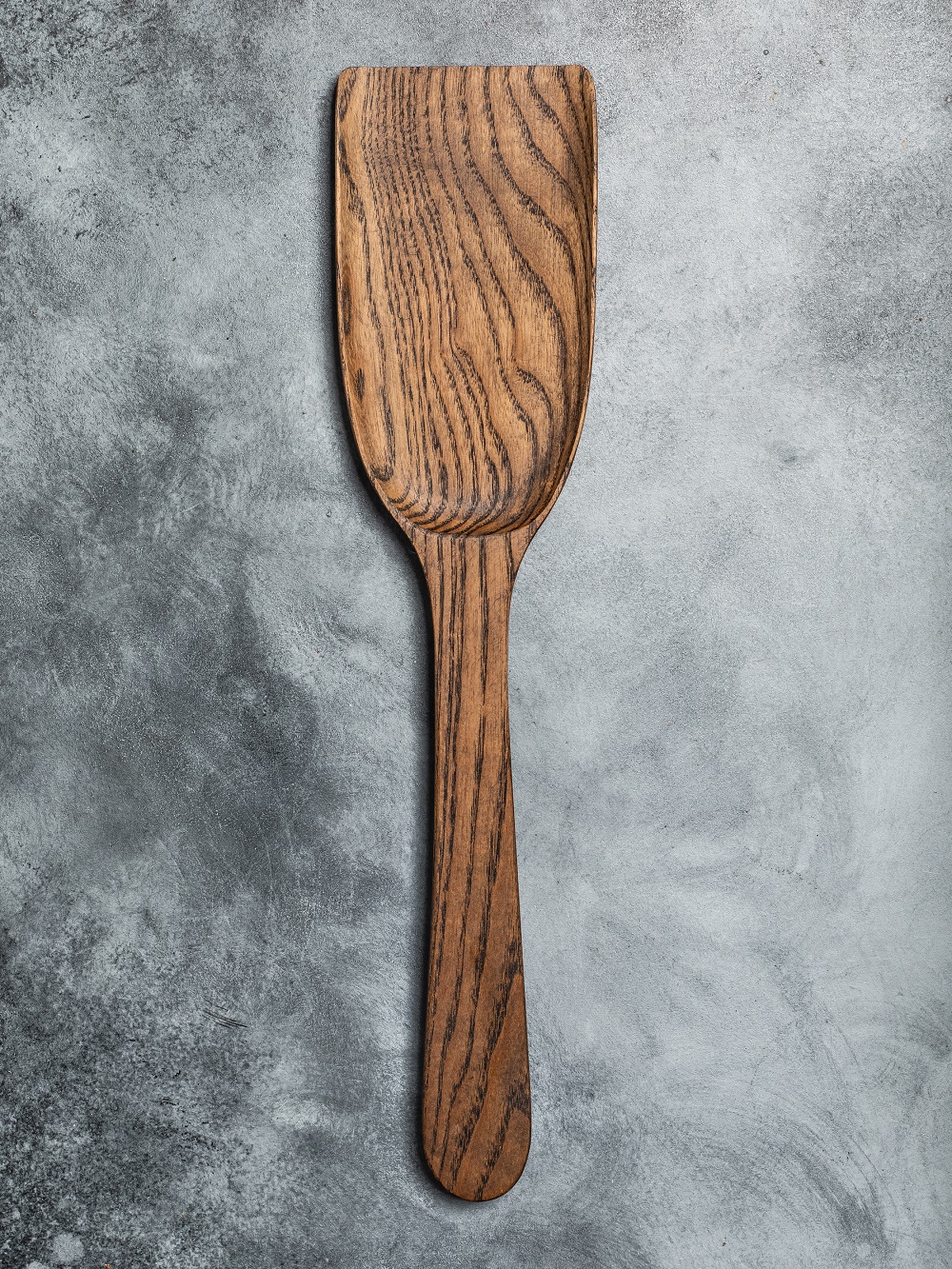 Деревянная лопатка совочек из темного ясеня Foxwoodrus Scoop-B 30х6,5 см