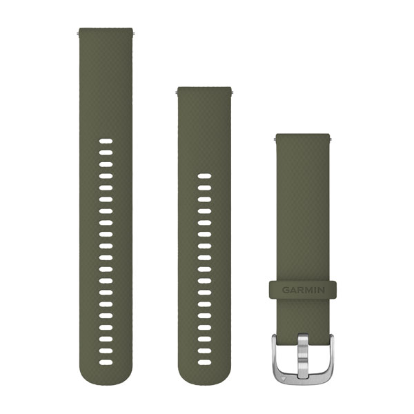 

Ремешок Garmin Quick Release 20 мм травяной с серебристой застежкой