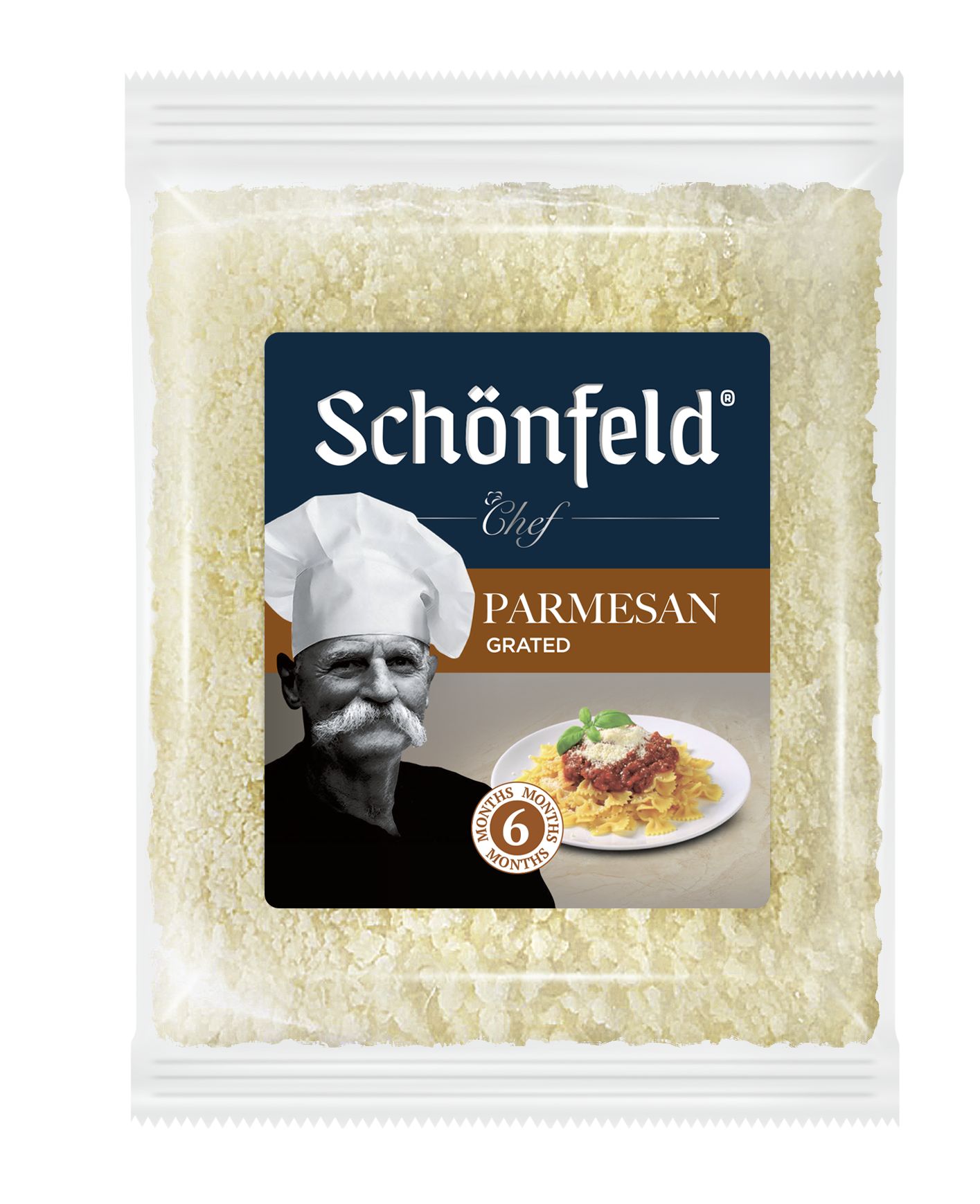 Сыр твердый Пармезан Schonfeld гранулы 40% БЗМЖ 80 г